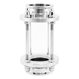 Copper Coiled Condenser With Stainless Steel Sight Glass - 2" TC | 1/2" TC
