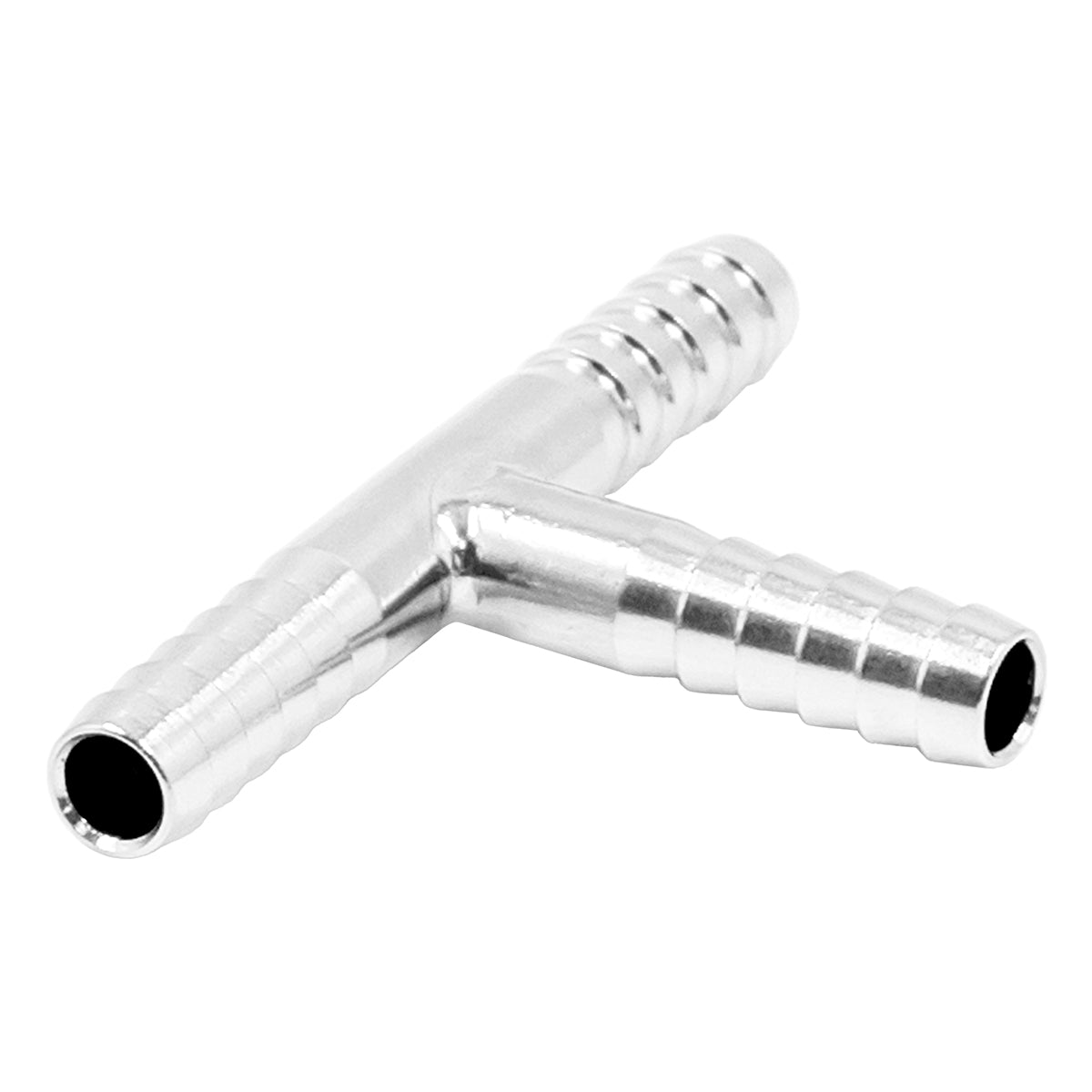 Stainless Steel Barbed Hose Splicer Tee - 3/16" -  Canuck Homebrew Supply, Canada