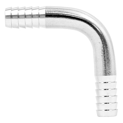 Stainless Steel 5/16" Barbed Hose Splicer 90° Elbow