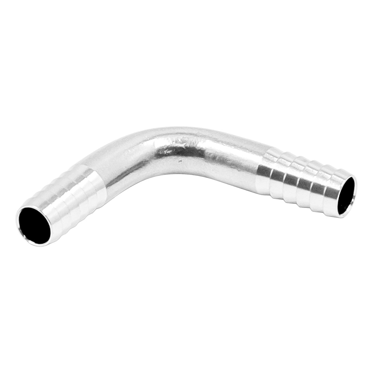 Stainless Steel Barbed Hose Splicer 90° Elbow - 5/16"