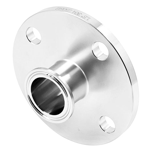 Stainless Steel 1.5" Tri-Clover Flange Adapter