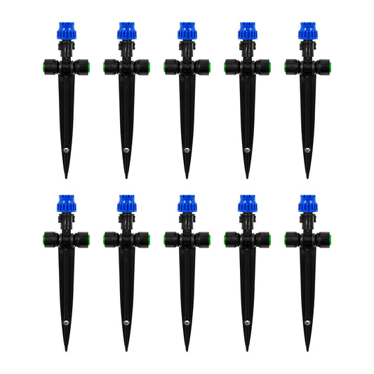 Duotight (Push-In) 360° Adjustable Dripper With Removable Spike - 1/4" (6.35mm) (10 Pack)