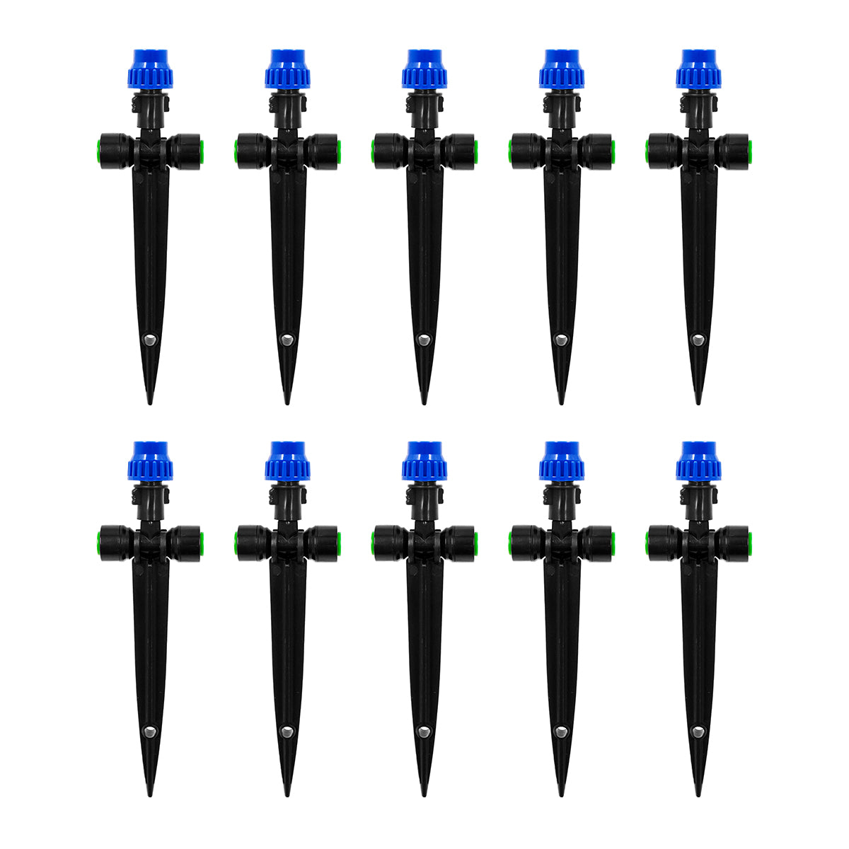 Duotight (Push-In) 360° Adjustable Misting Jet With Removable Spike - 1/4" (6.35mm) (10 Pack)