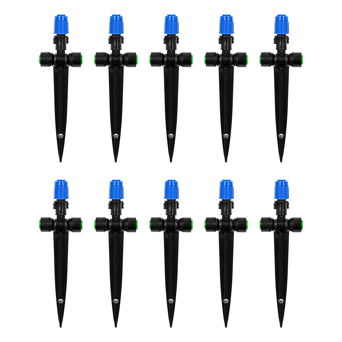 Duotight (Push-In) 360° Adjustable Sprinkler With Removable Spike - 1/4" (6.35mm) (10 Pack)