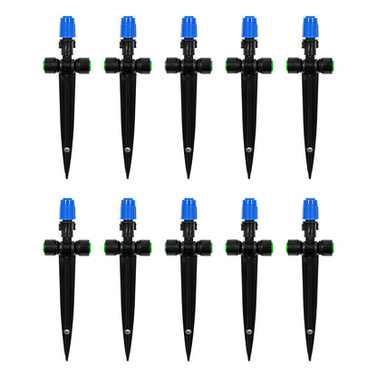 Duotight (Push-In) 360° Adjustable Sprinkler With Removable Spike - 1/4" (6.35mm) (10 Pack)