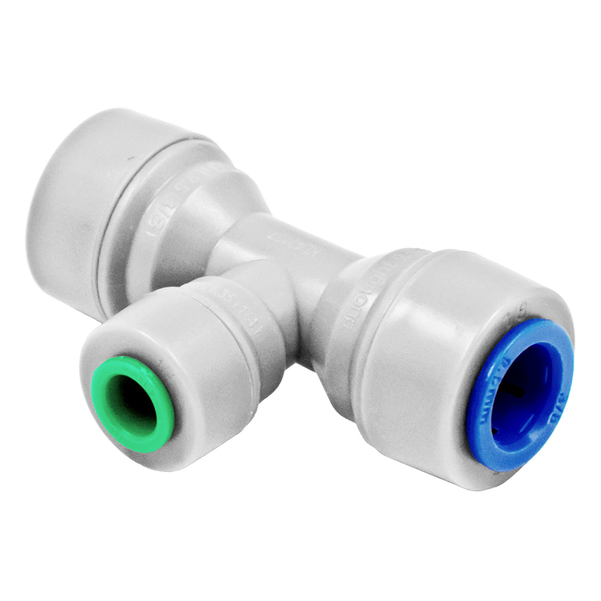 Duotight Food Grade Plastic (Push-In) Reducer Tee - 3/8" (9.5mm) X 1/4" (6.35mm) -  Canuck Homebrew Supply, Canada
