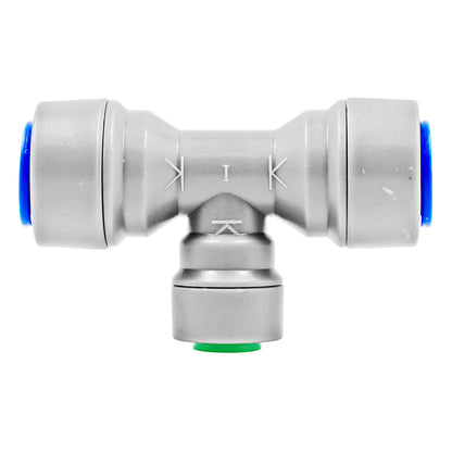 Duotight Food Grade Plastic (Push-In) Reducer Tee - 3/8" (9.5mm) X 1/4" (6.35mm) -  Canuck Homebrew Supply, Canada