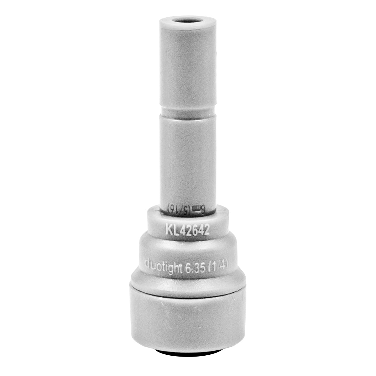 Duotight Food Grade Plastic (Push-In) Straight Reducer - 5/16" (8mm) X 1/4" (6.35mm)
