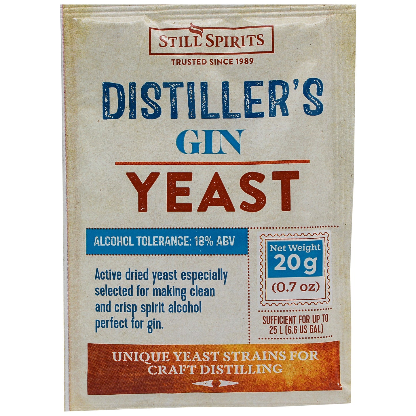 Still Spirits Distiller's Gin Yeast (20 g)