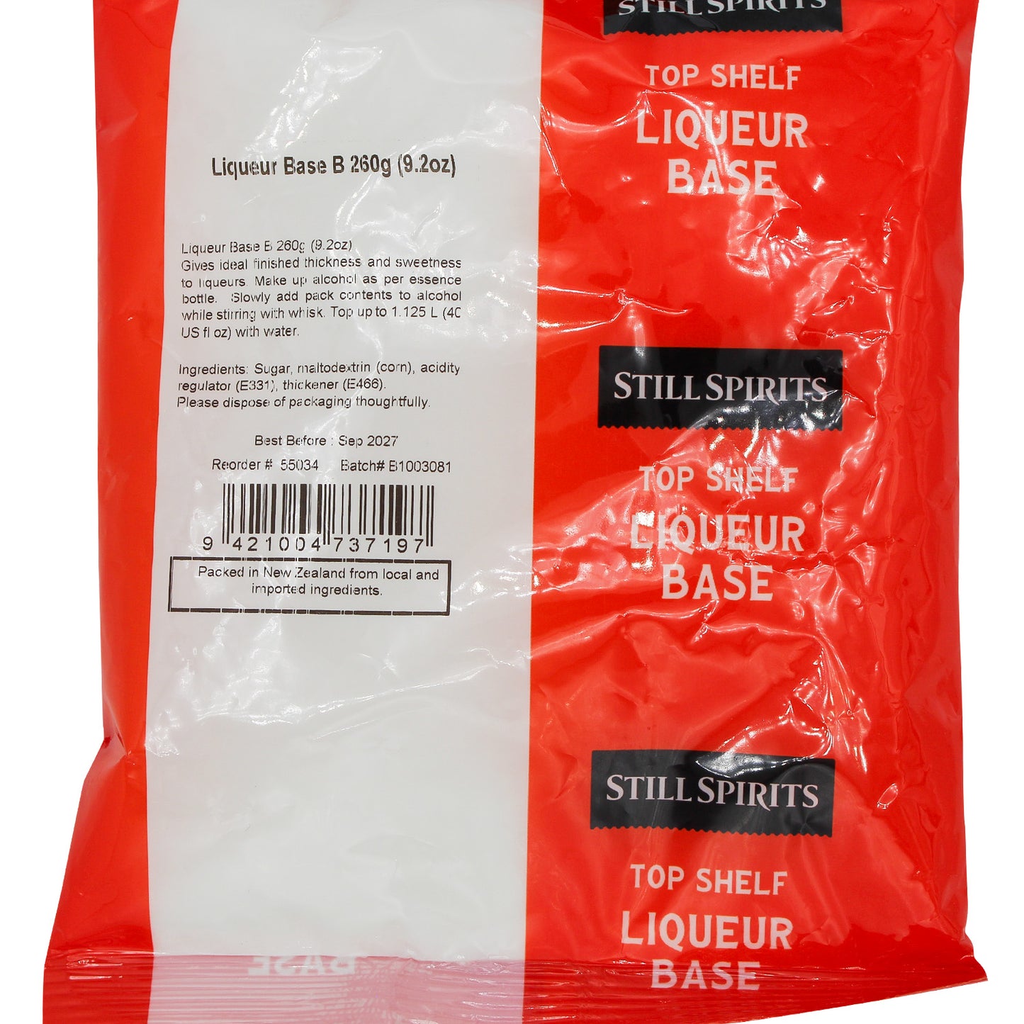 Still Spirits Top Shelf Liqueur Base B (260 g) -  Canuck Homebrew Supply, Canada