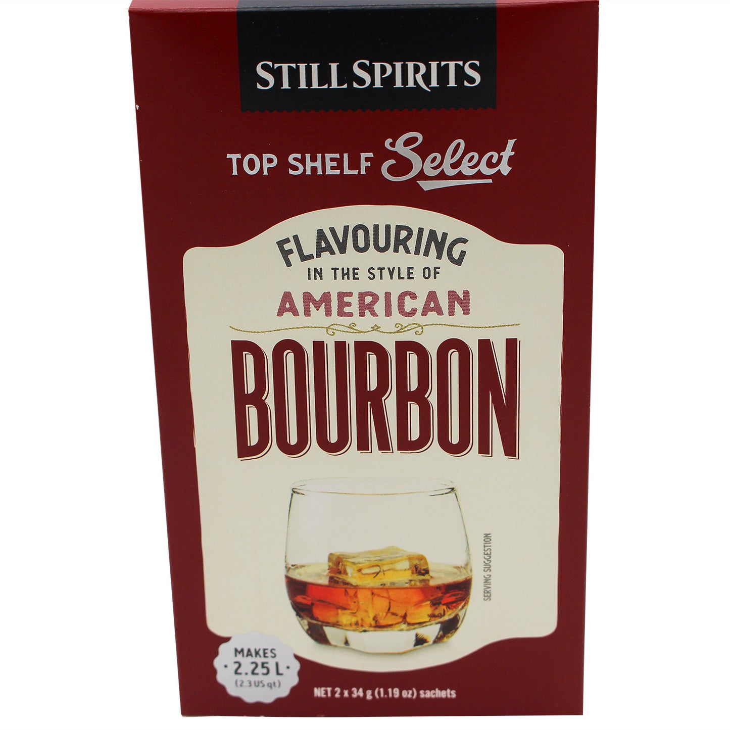 Still Spirits Top Shelf Select Spirit Flavouring - American Bourbon (34 g)