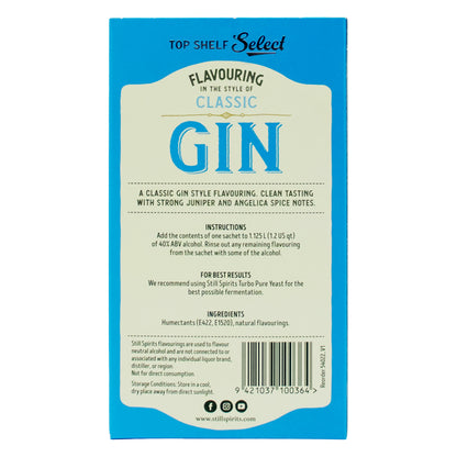 Still Spirits Top Shelf Select Spirit Flavouring - Classic Gin (30 g)