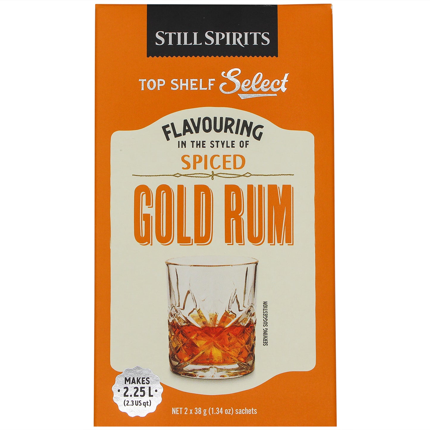 Still Spirits Top Shelf Select Spirit Flavouring - Spiced Gold Rum (38 g)