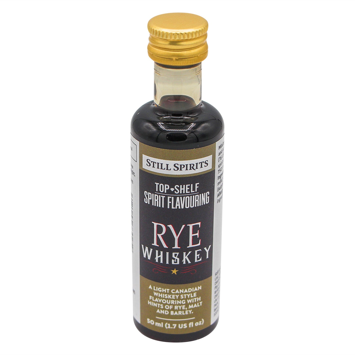 Still Spirits Top Shelf Spirit Flavouring - Rye Whiskey (1.7 fl. oz) -  Canuck Homebrew Supply, Canada