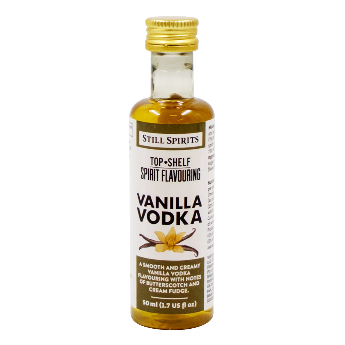 Still Spirits Top Shelf Spirit Flavouring - Vanilla Vodka (1.7 fl. oz) -  Canuck Homebrew Supply, Canada