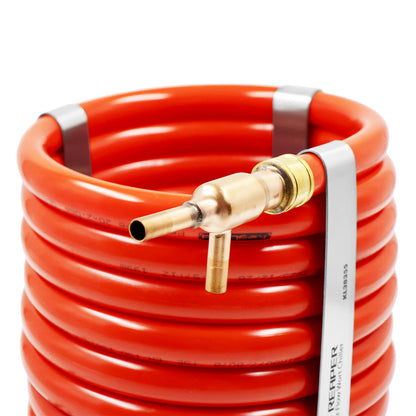 Kegland Red Reaper Copper Counterflow Wort Chiller - 18' X 3/8" (9.5mm)