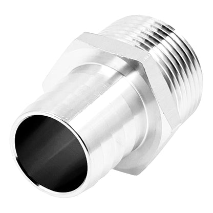 Stainless Steel 1" Male NPT Compact Fitting - 1" OD Barb