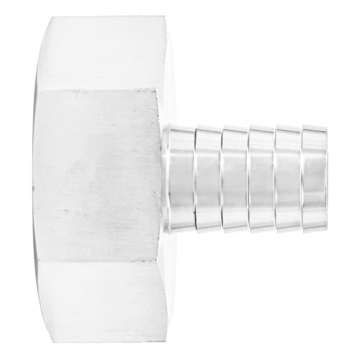 Stainless Steel Fitting - 1 1/2" Female NPT X 3/4" OD Barb