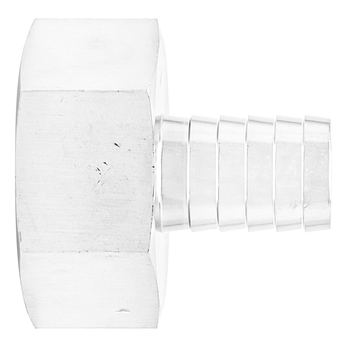 Stainless Steel Fitting - 1 1/4" Female NPT X 3/4" OD Barb