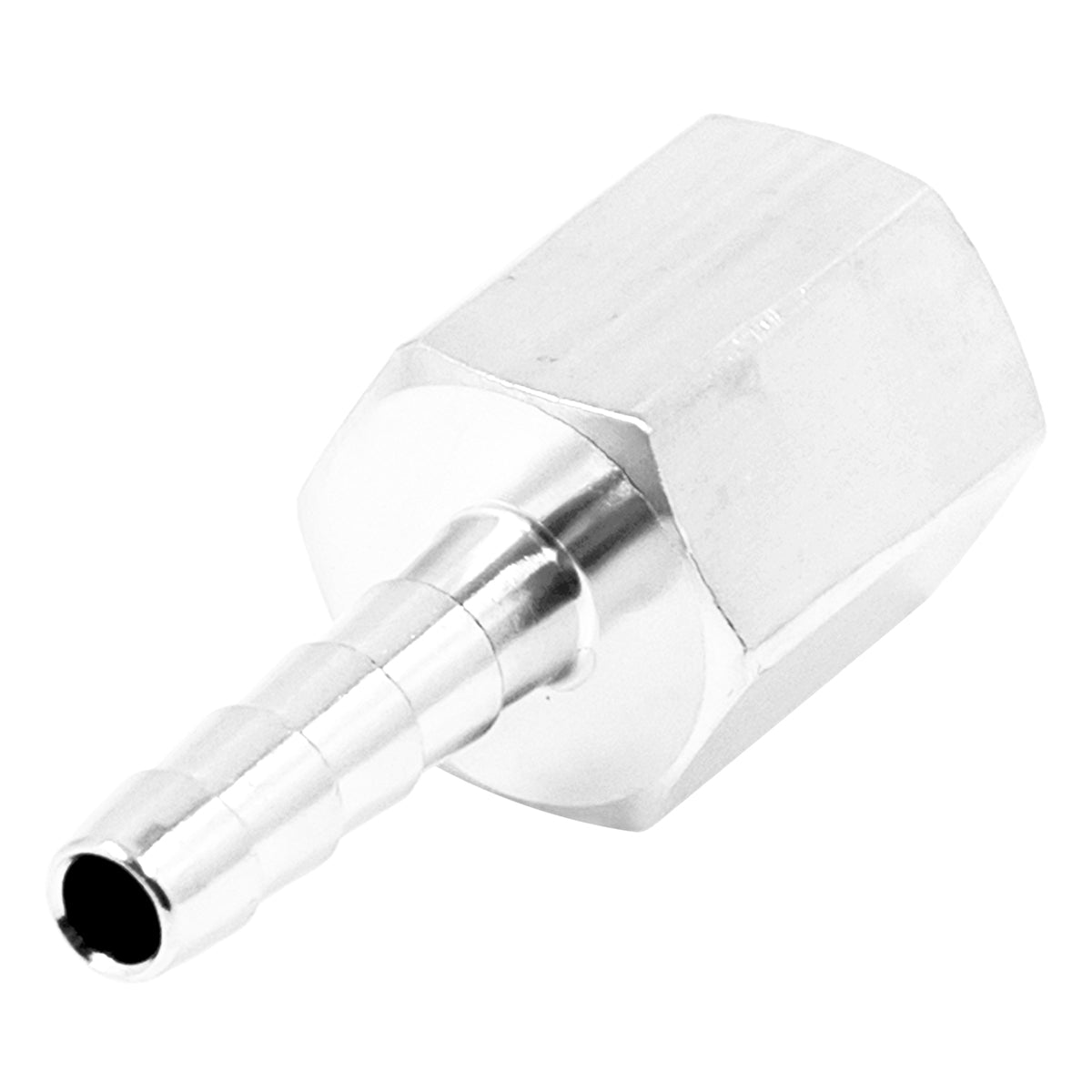 Stainless Steel 1/8" Female NPT Fitting - 3/16" OD Barb