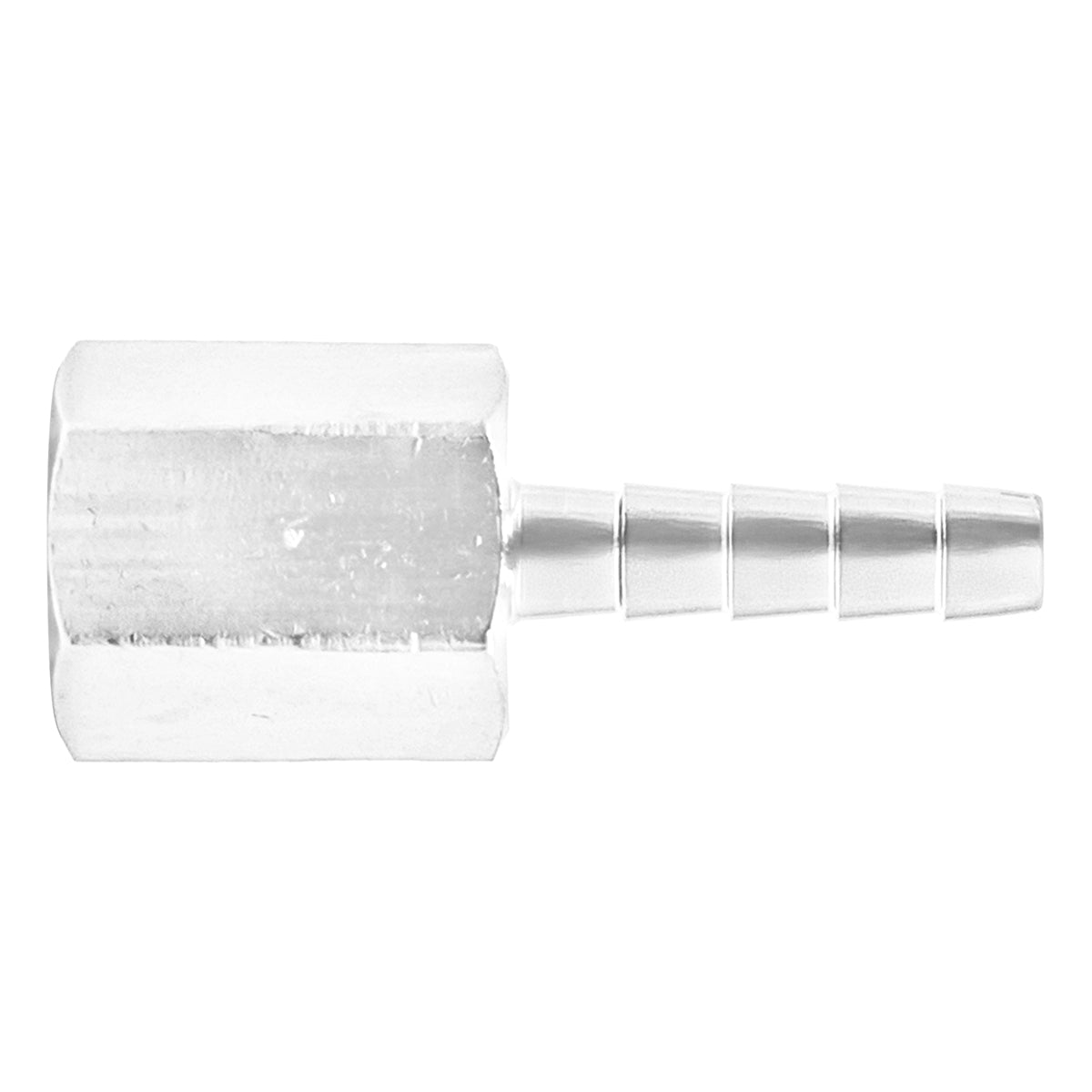 Stainless Steel Fitting - 1/8" Female NPT X 3/16" OD Barb
