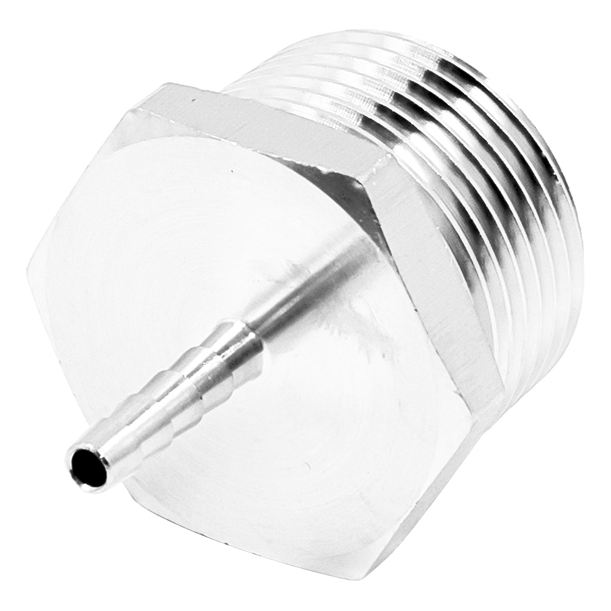 Stainless Steel 1" Male NPT Fitting - 3/16" OD Barb