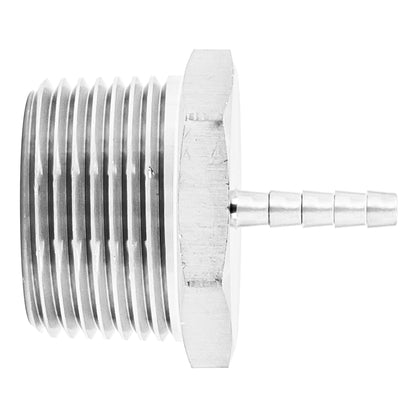 Stainless Steel Fitting - 1" Male NPT X 3/16" OD Barb -  Canuck Homebrew Supply, Canada