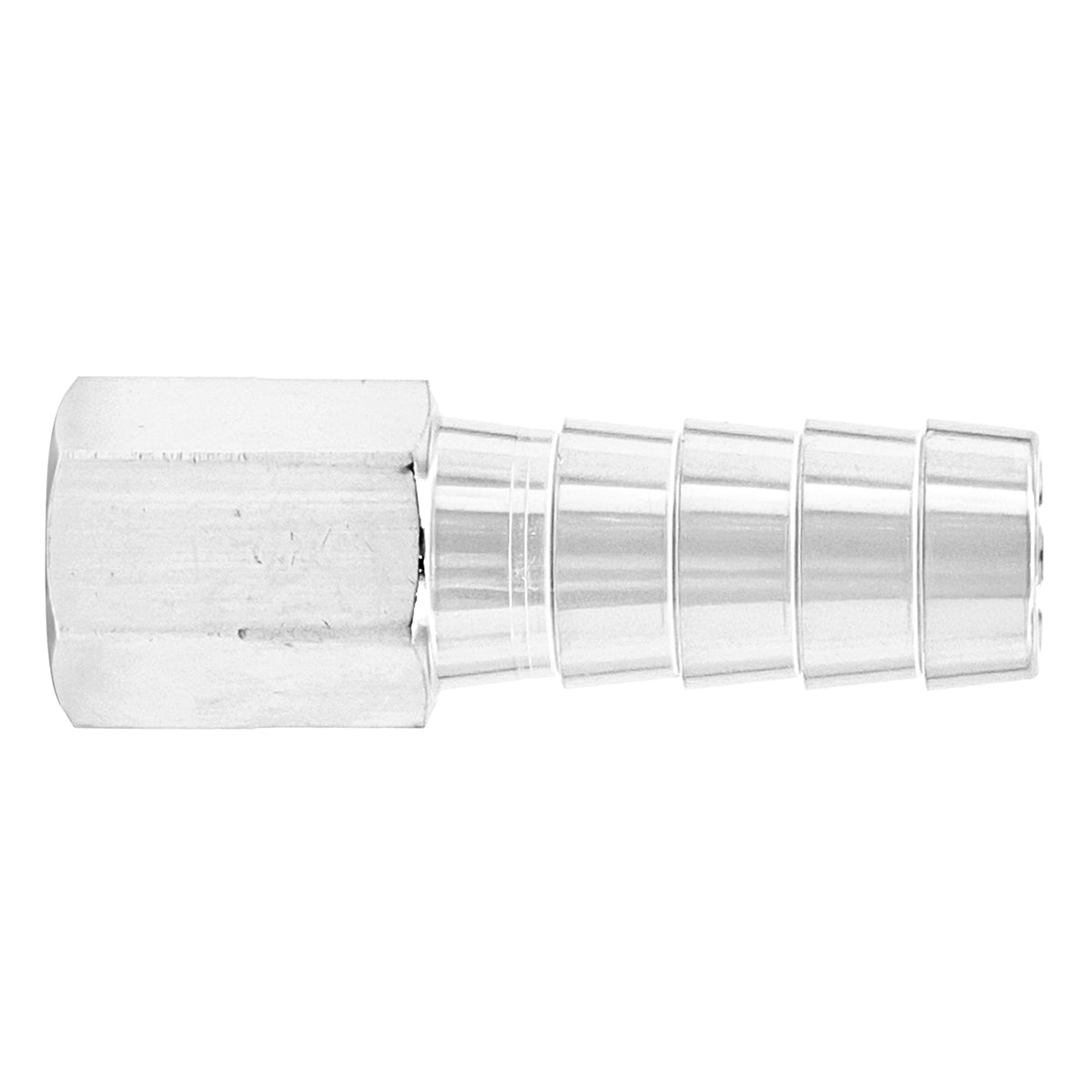 Stainless Steel Fitting - 1/8" Female NPT X 7/16" OD Barb