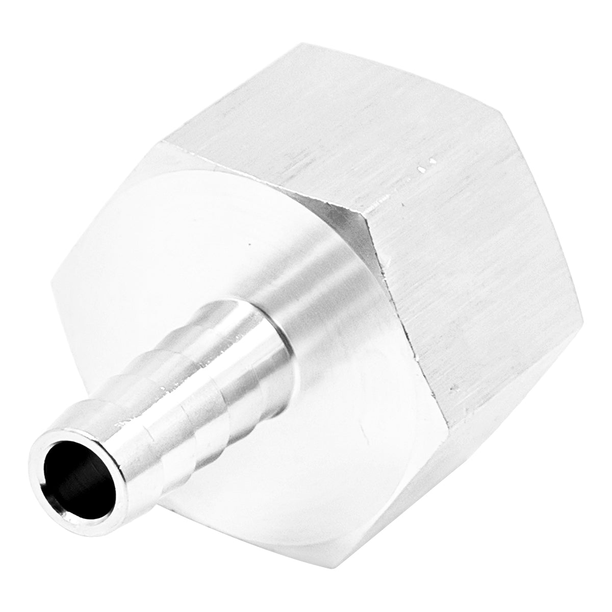 Stainless Steel 1" Female NPT Fitting - 7/16" OD Barb