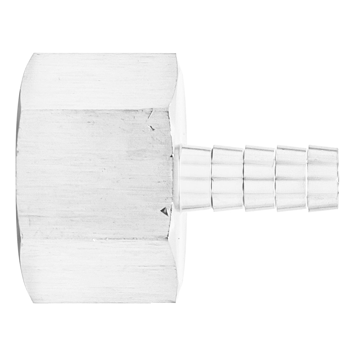 Stainless Steel Fitting - 1" Female NPT X 7/16" OD Barb