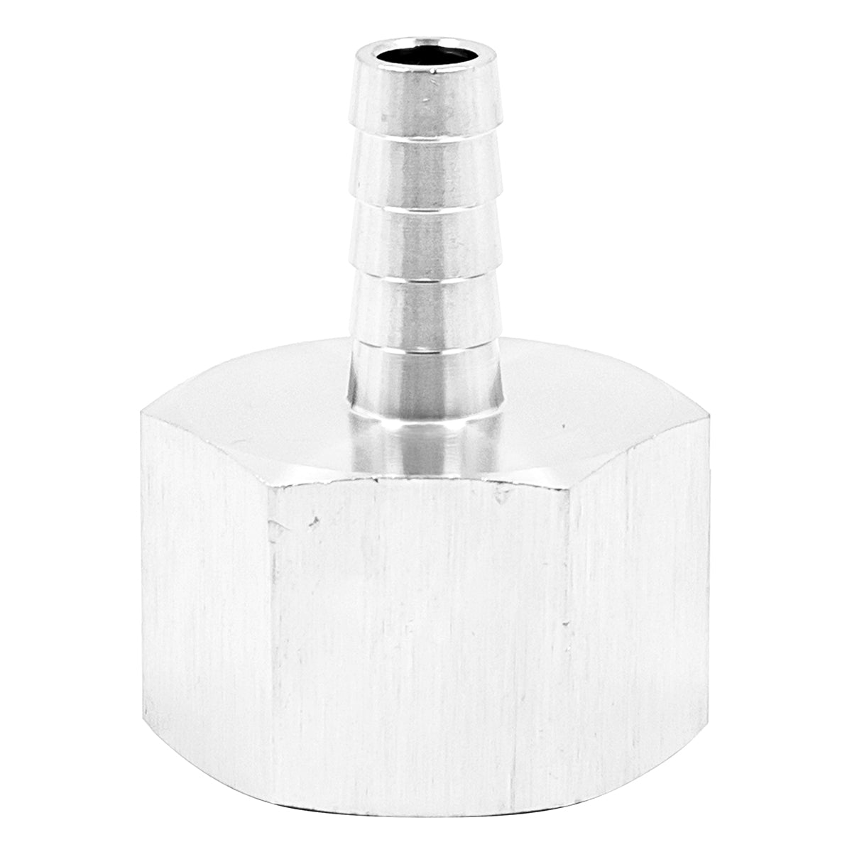 Stainless Steel Fitting - 1" Female NPT X 7/16" OD Barb