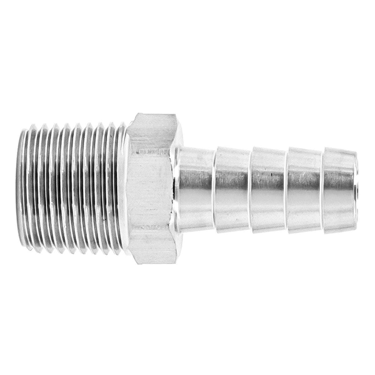 Stainless Steel Fitting - 3/8" Male NPT X 7/16" OD Barb -  Canuck Homebrew Supply, Canada