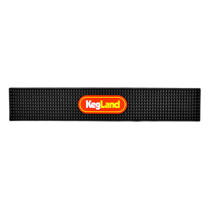 Kegland Black Rubber Bar Mat - 23" X 4"