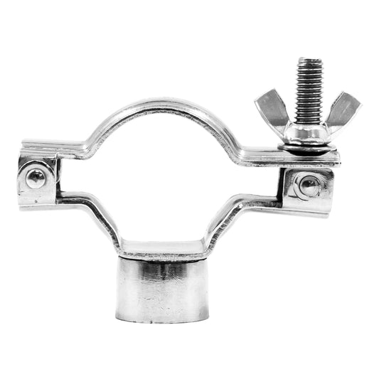 Stainless Steel Tri-Clover Pipe Bracket Hanger - 1.5" TC (1/2" Female NPT)