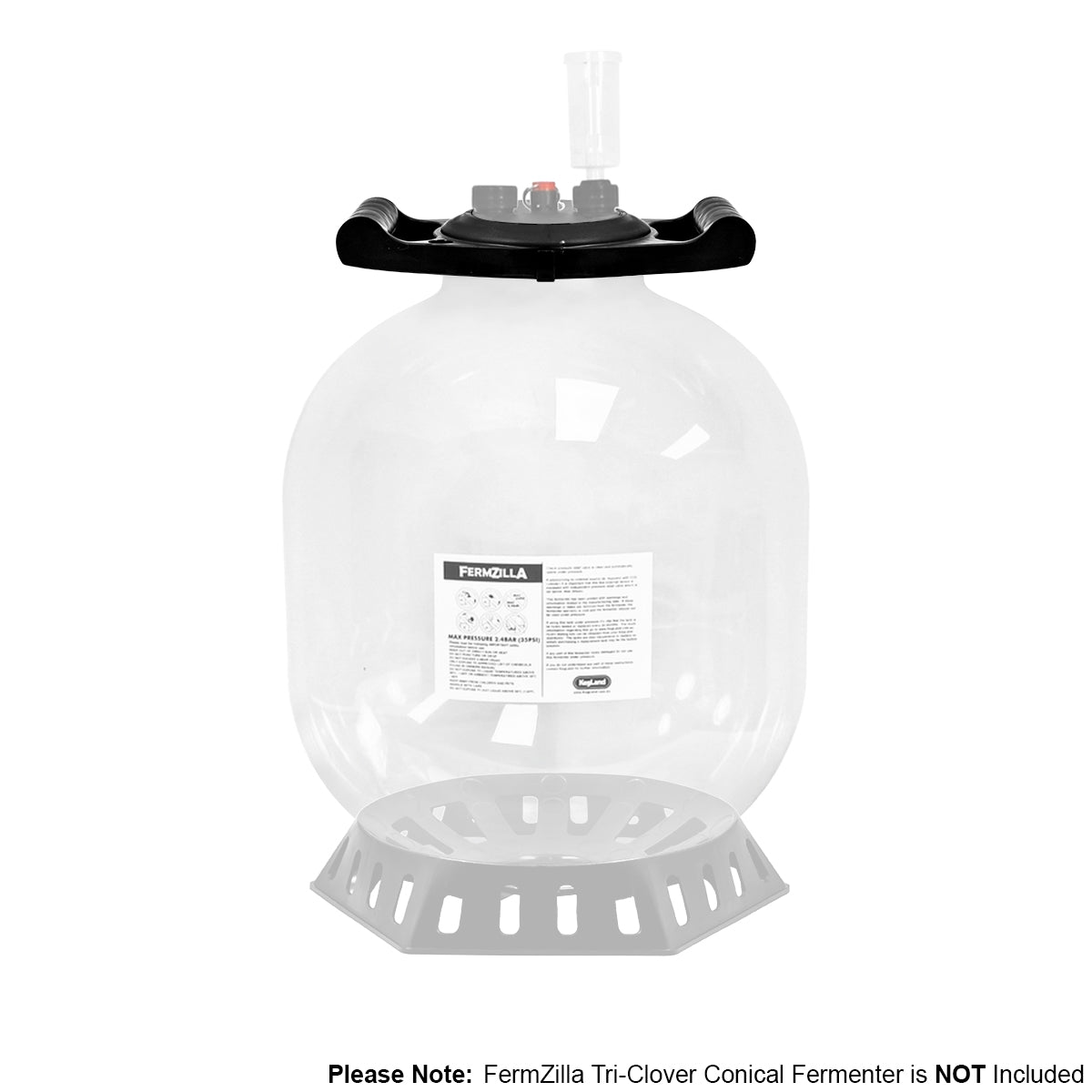 Kegland FermZilla All Rounder Fermenter Easy-Grip Threaded Lid Ring -  Canuck Homebrew Supply, Canada