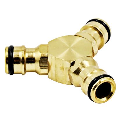 Kegland Brass Y-Splitter - 1/2" Male QD | 3 Way