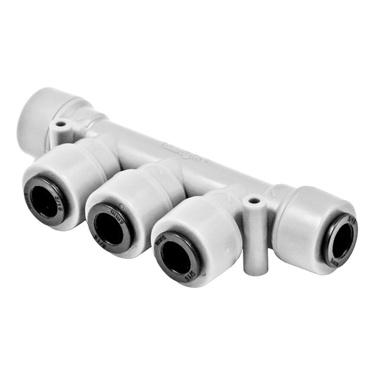 Duotight Food Grade Plastic (Push-In) Multi-Tee - 5 Way | 5/16" (8mm)