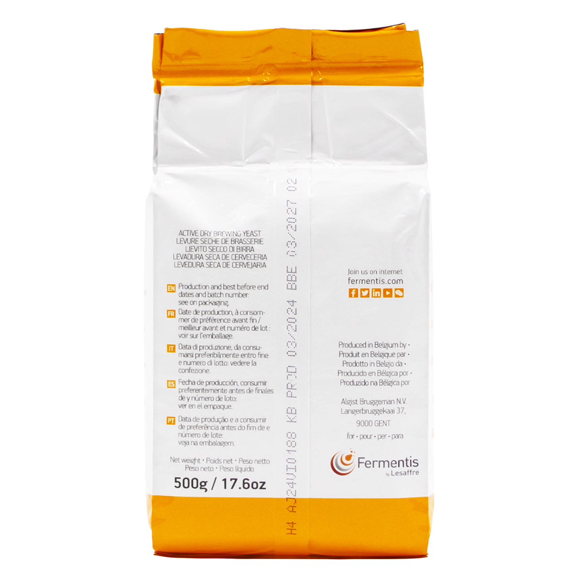 Fermentis SafBrew Dry Ale Yeast Brick [LA-01] (500 g)