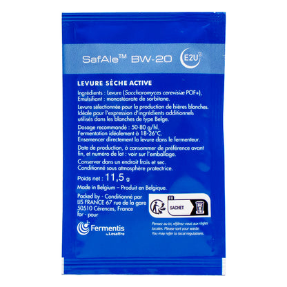Fermentis SafAle Specialty Dry Ale Yeast - BW-20 (11.5 g)