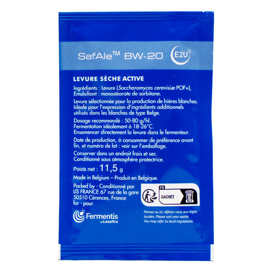 Fermentis SafAle Specialty Dry Ale Yeast - BW-20 (11.5 g)