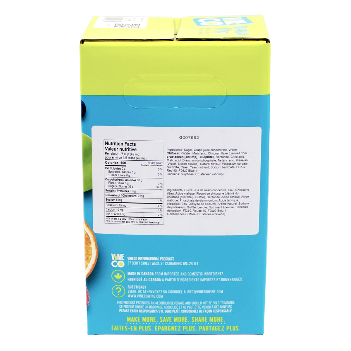 Niagara Mist Green Apple Wine Kit - 4 Week Fruit Wine Making Kit (6 L / 1.59 Gal)