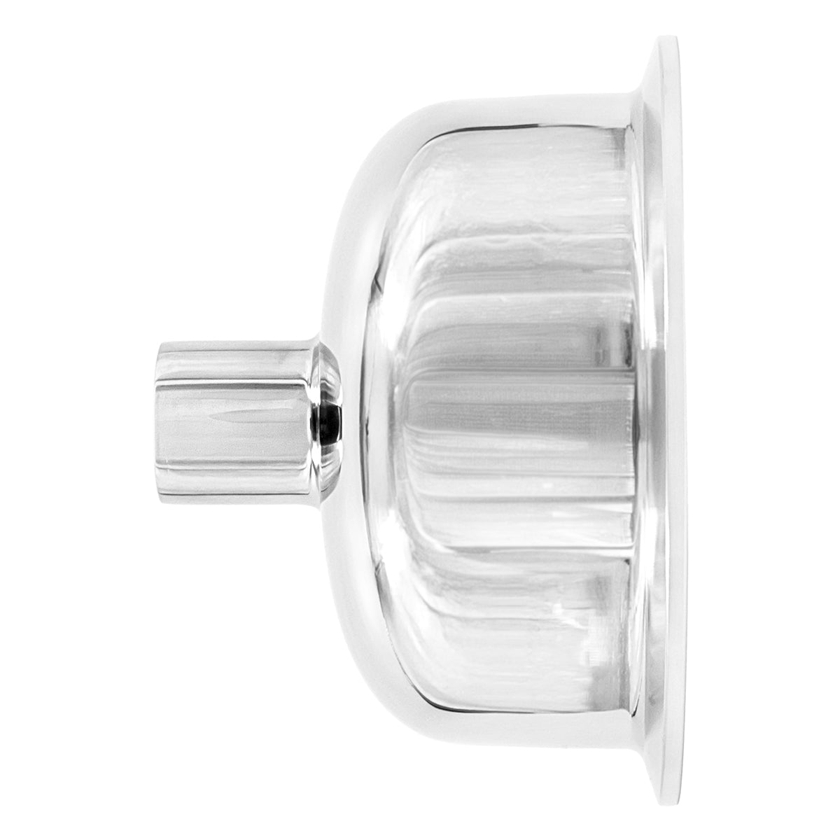 Stainless Steel Tri-Clover Concentric Bowl Reducer - 4" TC X 1/2" Female NPT