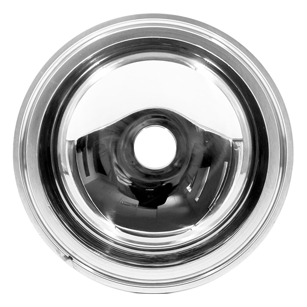 Stainless Steel Tri-Clover Concentric Bowl Reducer - 4" TC X 1/2" Female NPT
