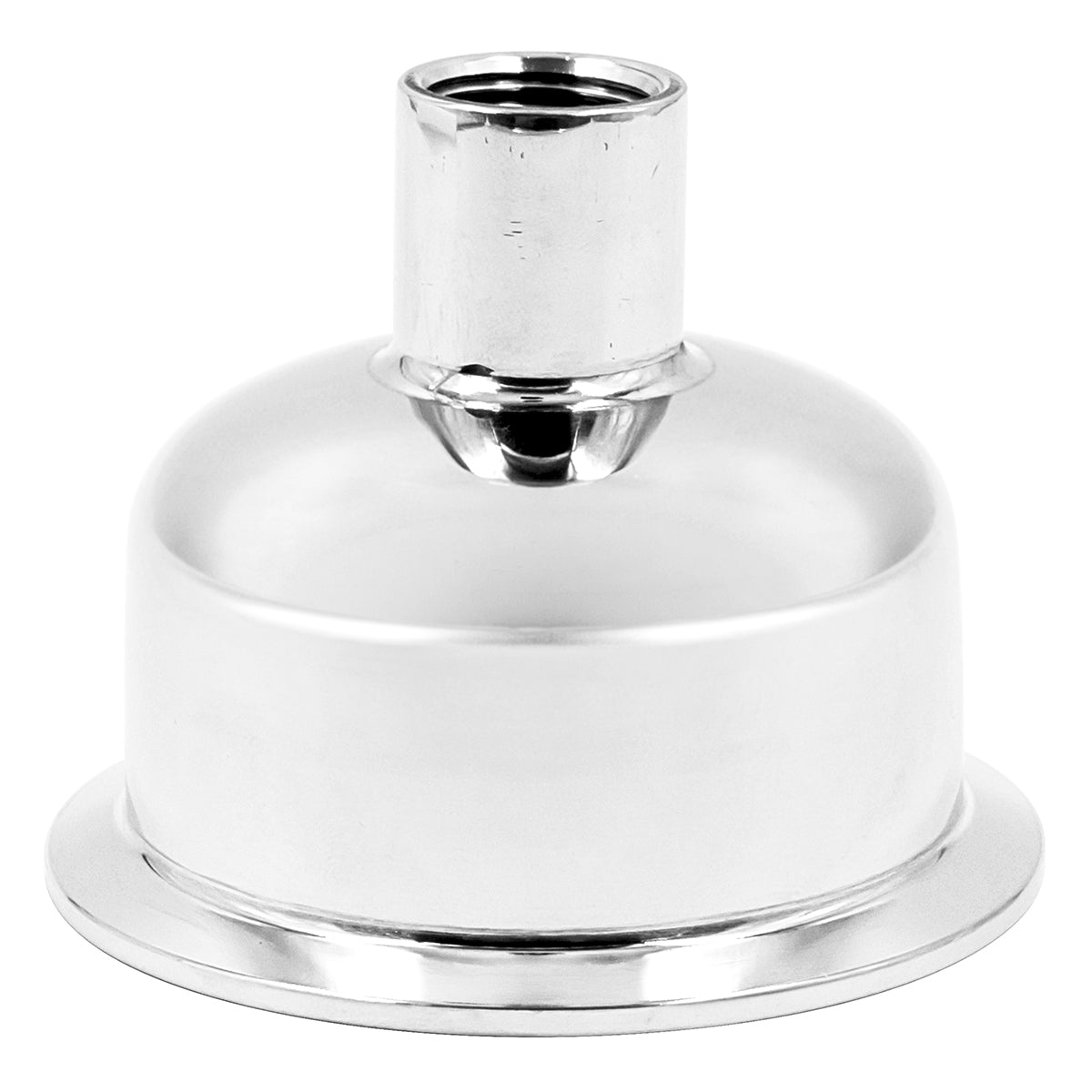 Stainless Steel 3" Tri-Clover Concentric Bowl Reducer - 1/2" FNPT