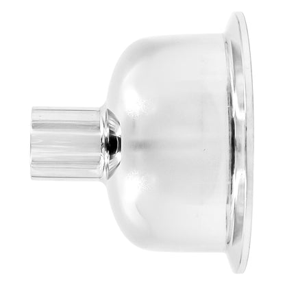 Stainless Steel Tri-Clover Concentric Bowl Reducer - 3" TC X 1/2" Female NPT