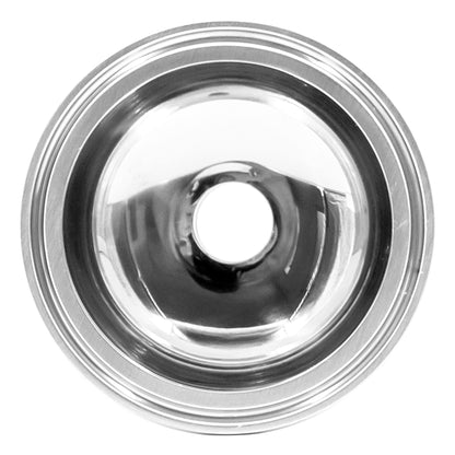 Stainless Steel Tri-Clover Concentric Bowl Reducer - 3" TC X 1/2" Female NPT