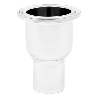 Stainless Steel Tri-Clover Concentric Bowl Reducer - 1.5" TC X 1/2" Female NPT -  Canuck Homebrew Supply, Canada