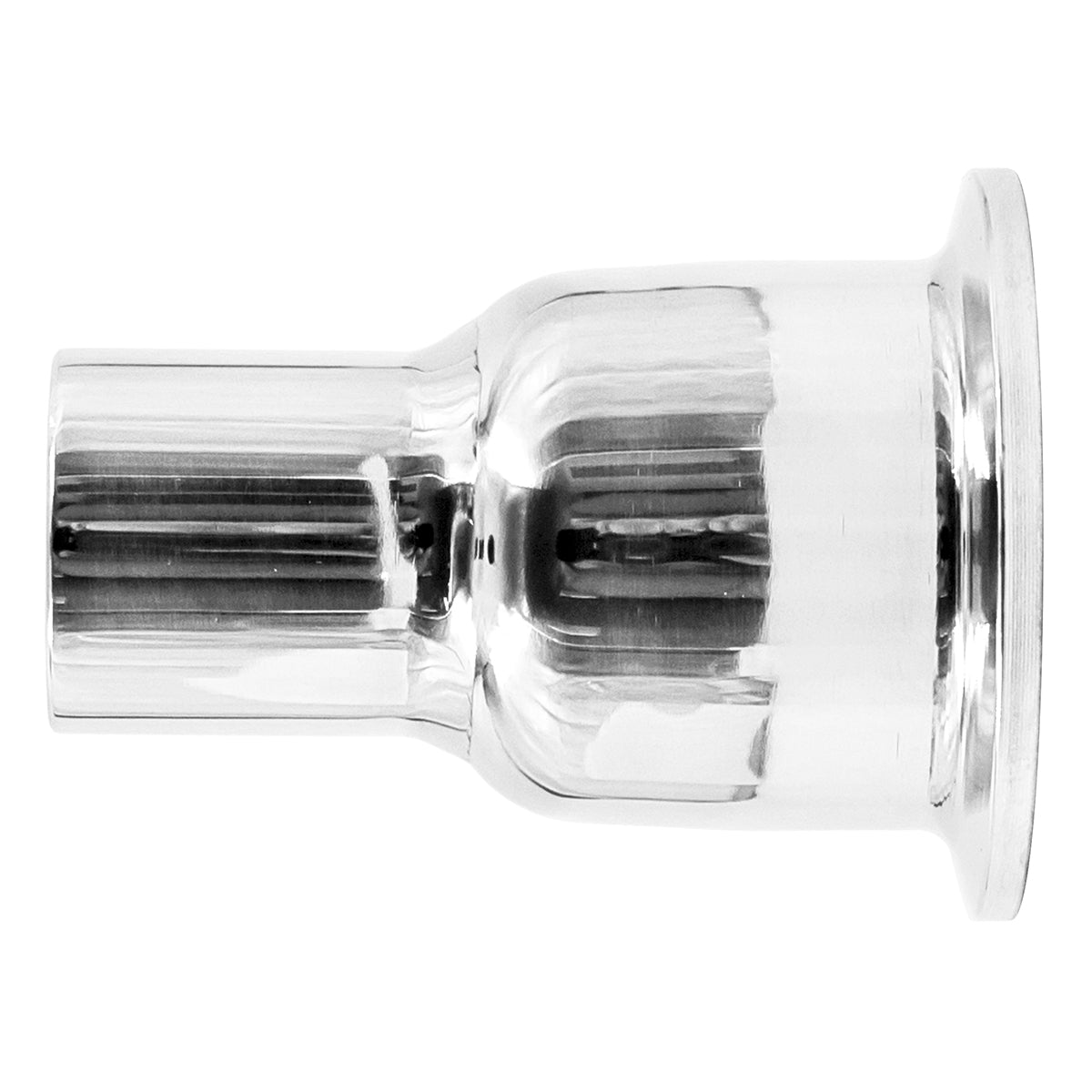 Stainless Steel Tri-Clover Concentric Bowl Reducer - 1.5" TC X 1/2" Female NPT -  Canuck Homebrew Supply, Canada