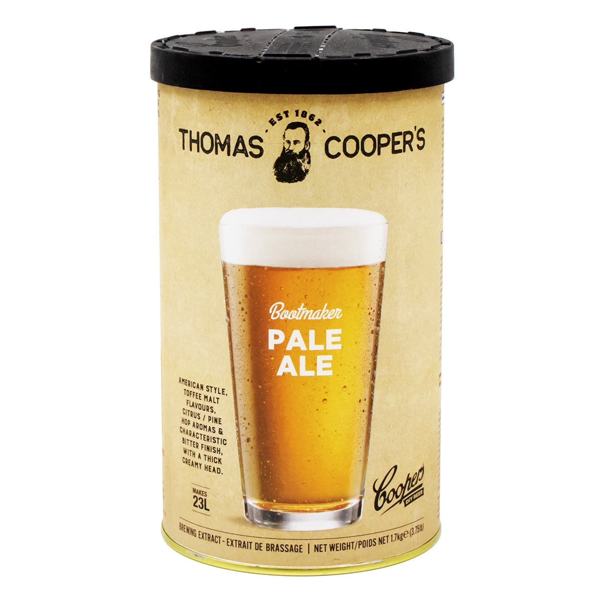 Thomas Cooper's Bootmaker Pale Ale Beer Recipe Kit