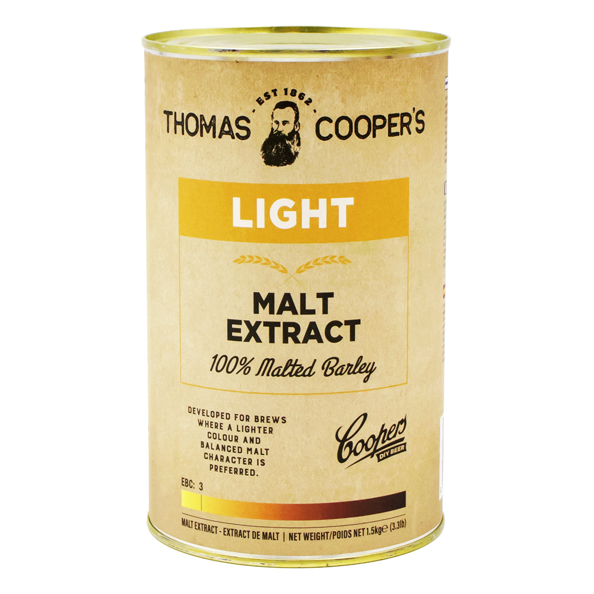 Coopers Light Liquid Malt Extract (LME) Syrup - 3.3 lb